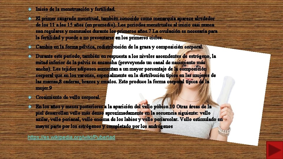 Inicio de la menstruación y fertilidad. El primer sangrado menstrual, también conocido como Inicio de la menstruación y fertilidad. El primer sangrado menstrual, también conocido como