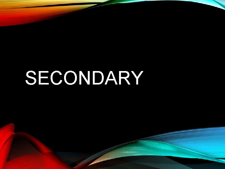 SECONDARY 