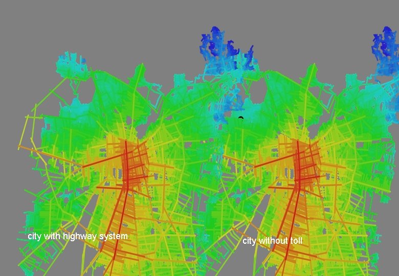 city with highway system city without toll 