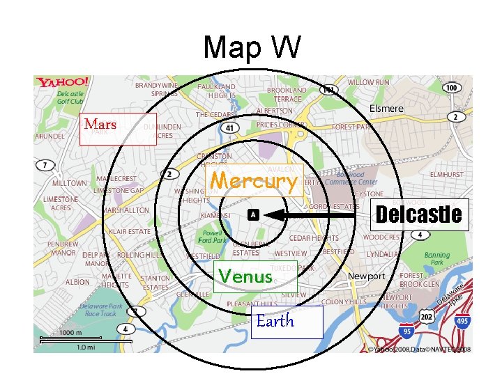 Map W Mars Mercury Delcastle Venus Earth 