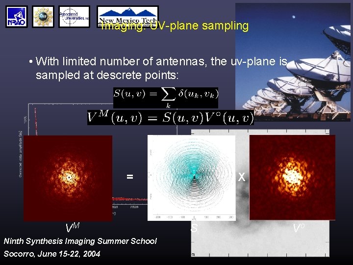Imaging and deconvolution Sanjay Bhatnagar NRAO Ninth Synthesis