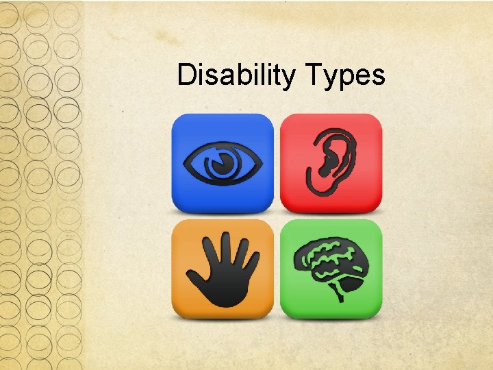 Disability Types 