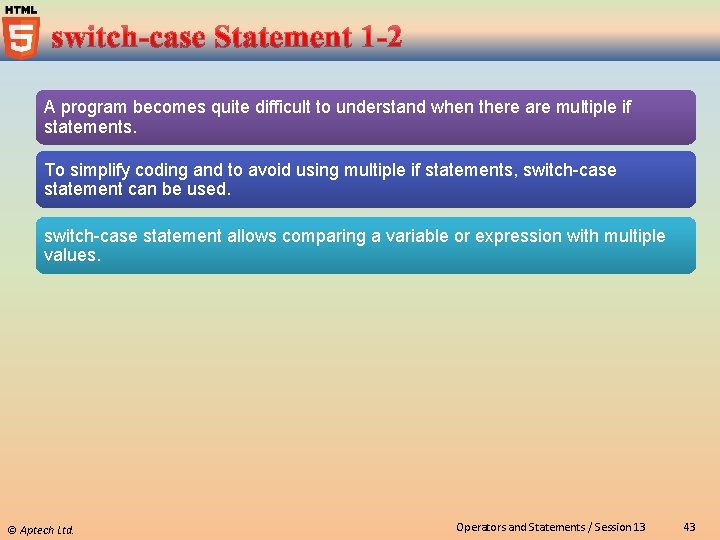 A program becomes quite difficult to understand when there are multiple if statements. To