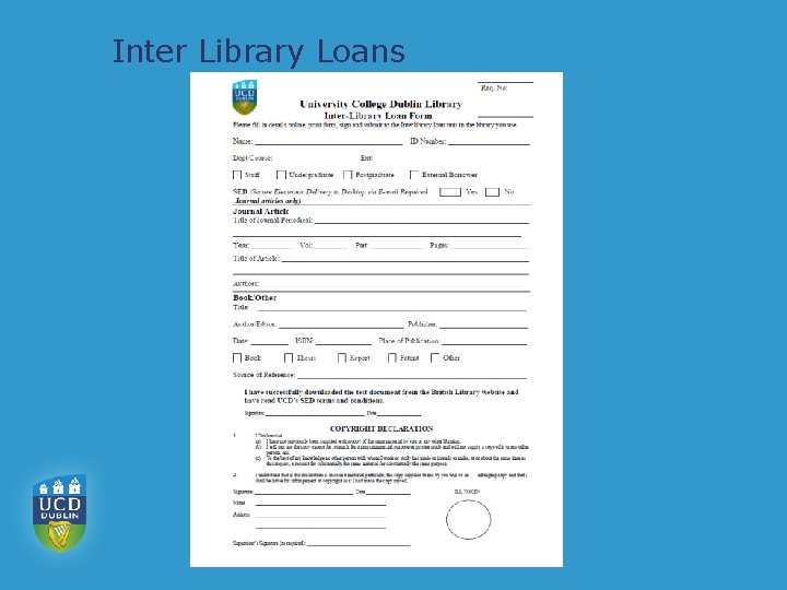 Inter Library Loans 