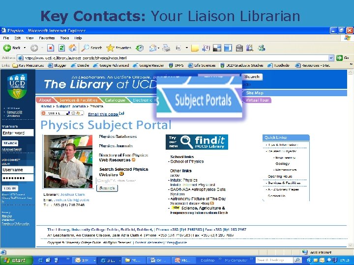 Key Contacts: Your Liaison Librarian 