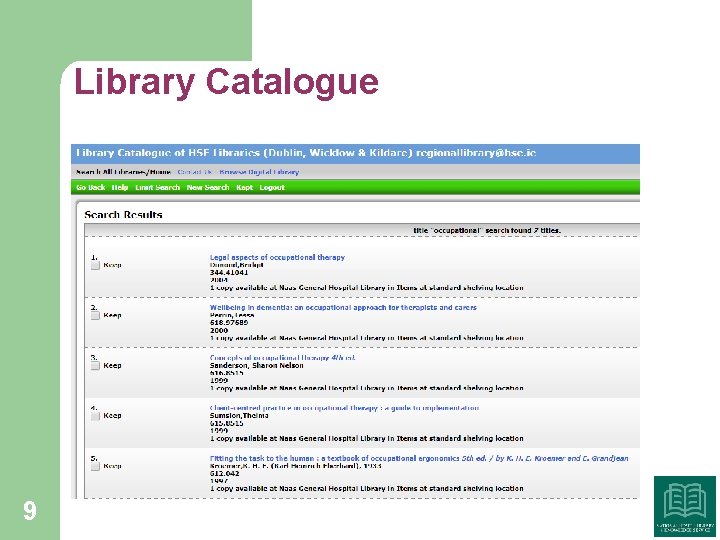 Library Catalogue 9 