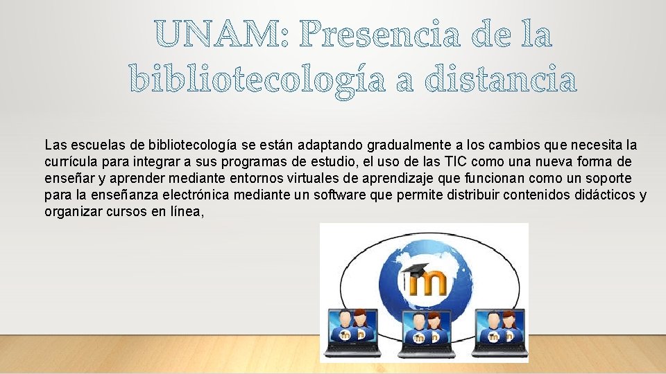 Las escuelas de bibliotecología se están adaptando gradualmente a los cambios que necesita la