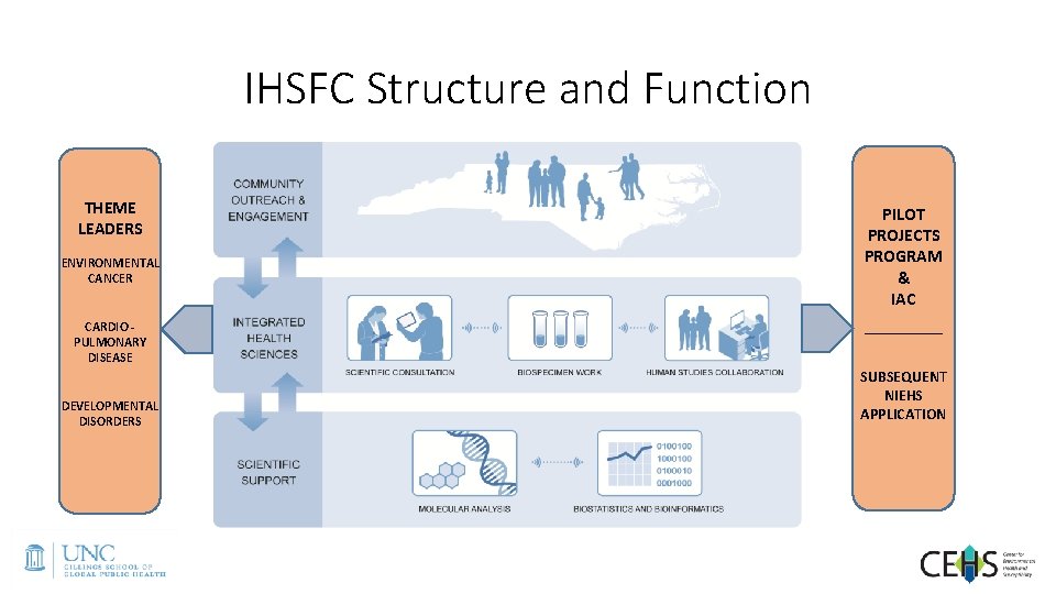 IHSFC Structure and Function THEME LEADERS ENVIRONMENTAL CANCER PILOT PROJECTS PROGRAM & IAC CARDIO