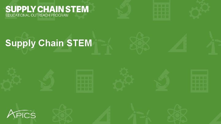 Supply Chain STEM 