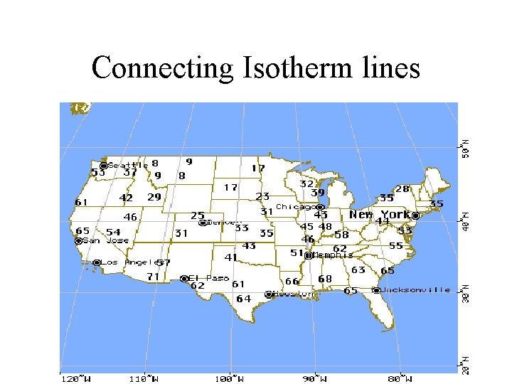 Connecting Isotherm lines 