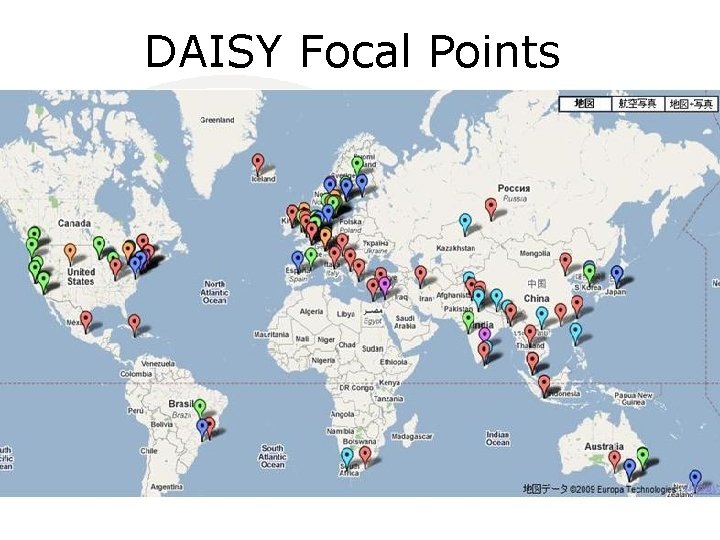 DAISY Focal Points International Telecommunication 24 Union 