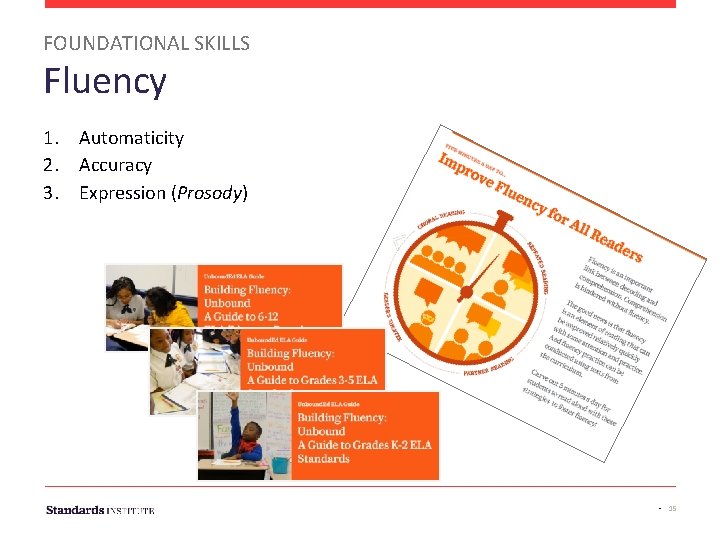 FOUNDATIONAL SKILLS Fluency 1. Automaticity 2. Accuracy 3. Expression (Prosody) • 15 