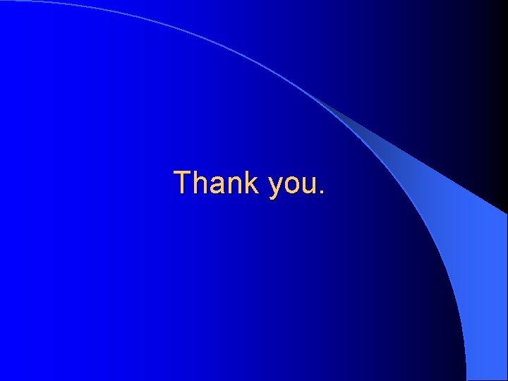 Thank you. 