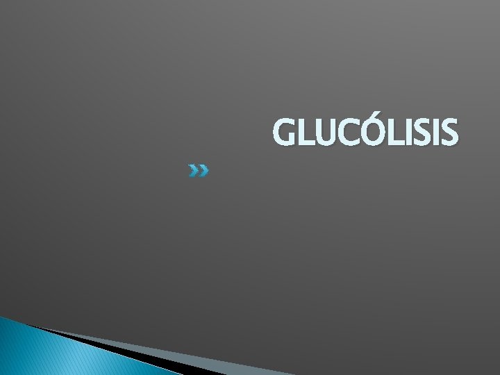 GLUCÓLISIS 