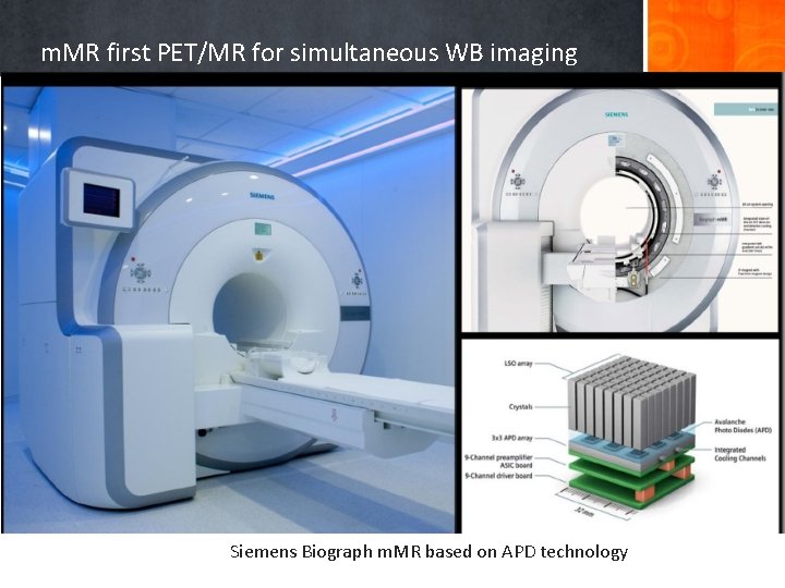 m. MR first PET/MR for simultaneous WB imaging Siemens Biograph m. MR based on