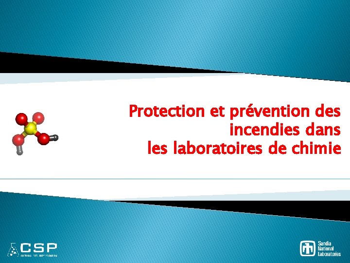 Protection et prévention des incendies dans les laboratoires de chimie 