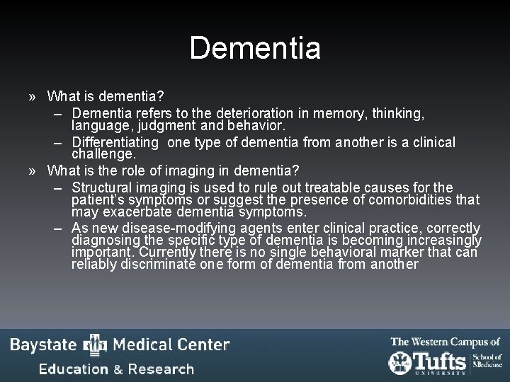Dementia » What is dementia? – Dementia refers to the deterioration in memory, thinking, Dementia » What is dementia? – Dementia refers to the deterioration in memory, thinking,