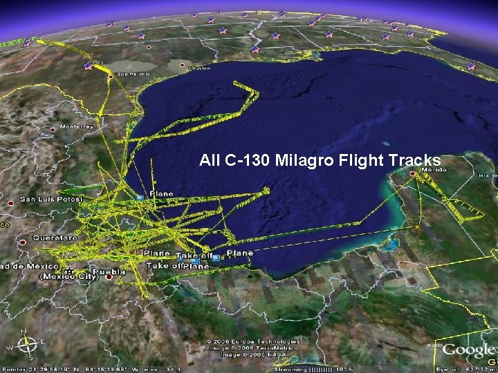 All C-130 Milagro Flight Tracks 