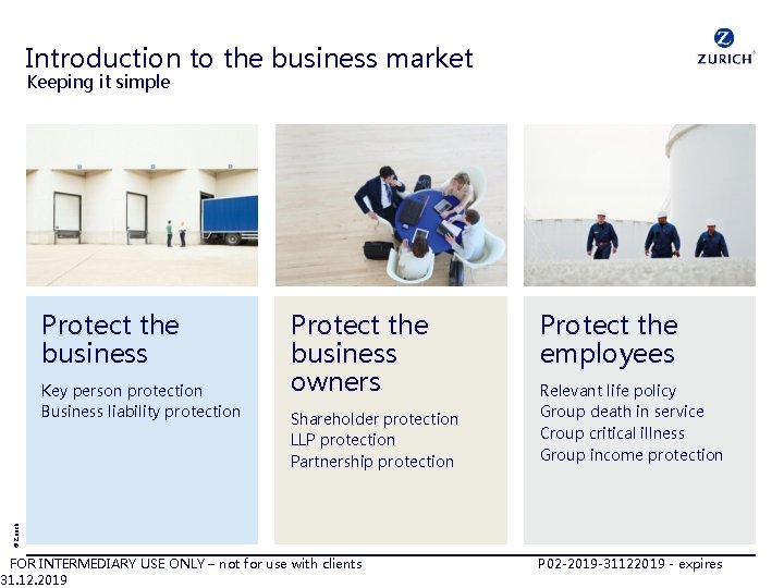 Introduction to the business market Keeping it simple Protect the business Shareholder protection LLP