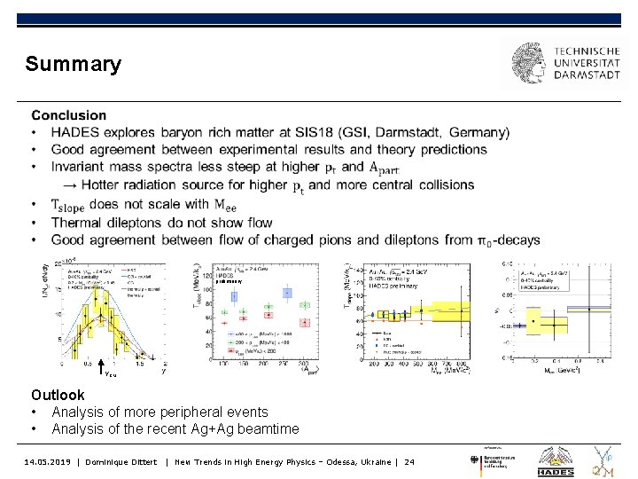 Summary preliminary y. CM Outlook • Analysis of more peripheral events • Analysis of