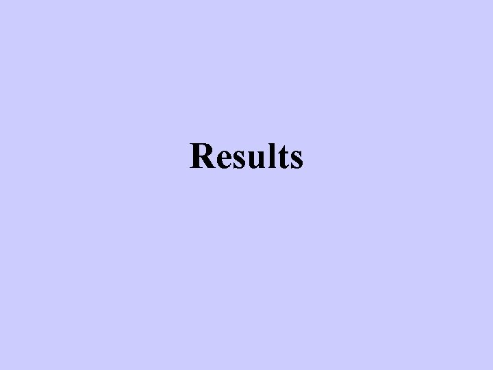 Results 