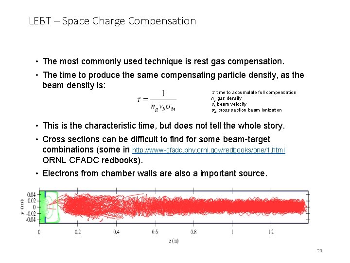 LEBT – Space Charge Compensation • The most commonly used technique is rest gas