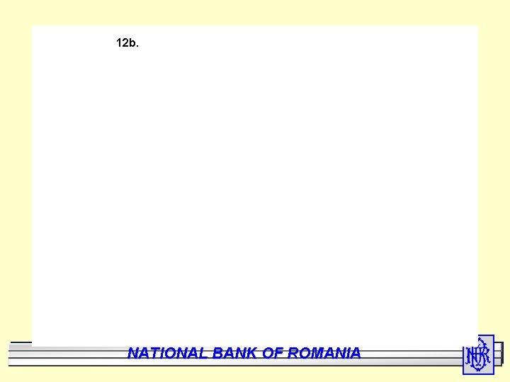 12 b. National Bank of Romania BANK NATIONAL OF ROMANIA 