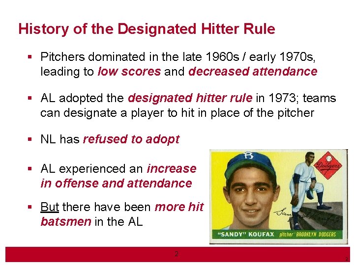 History of the Designated Hitter Rule § Pitchers dominated in the late 1960 s