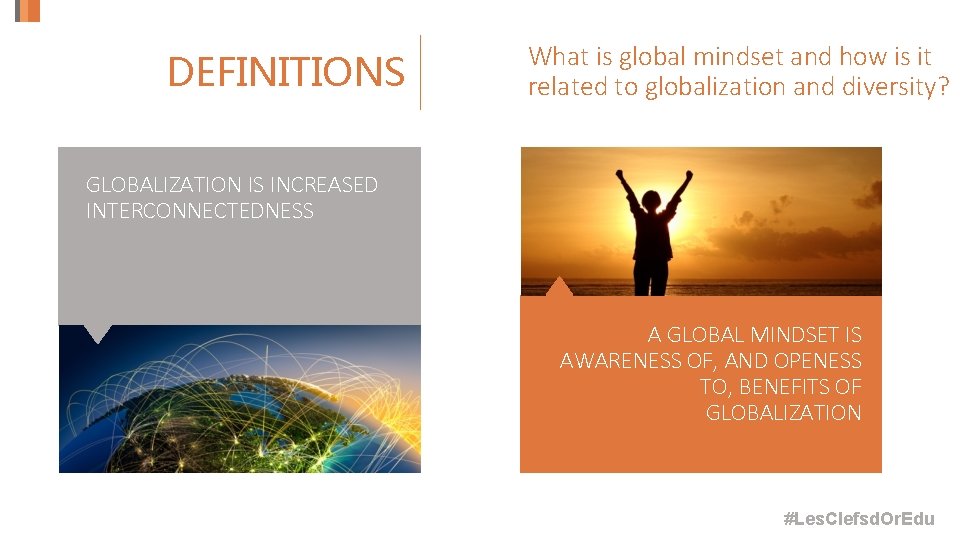 DEFINITIONS What is global mindset and how is it related to globalization and diversity?