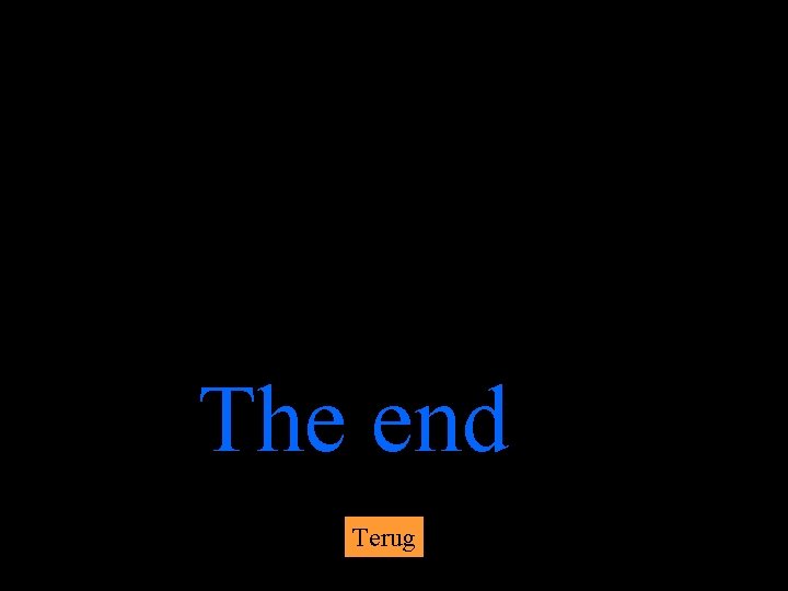 The end Terug 