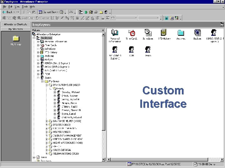 Custom Interface 