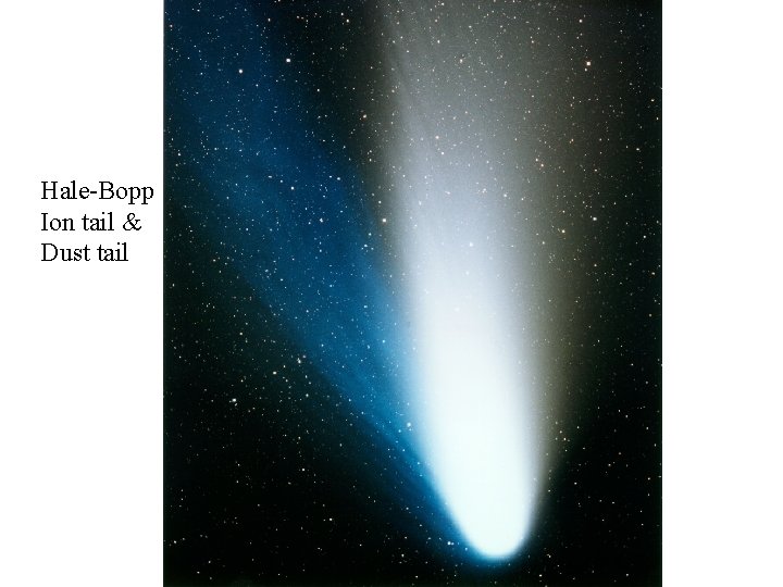 Hale-Bopp Ion tail & Dust tail 