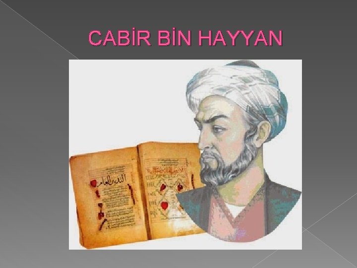 CABİR BİN HAYYAN 