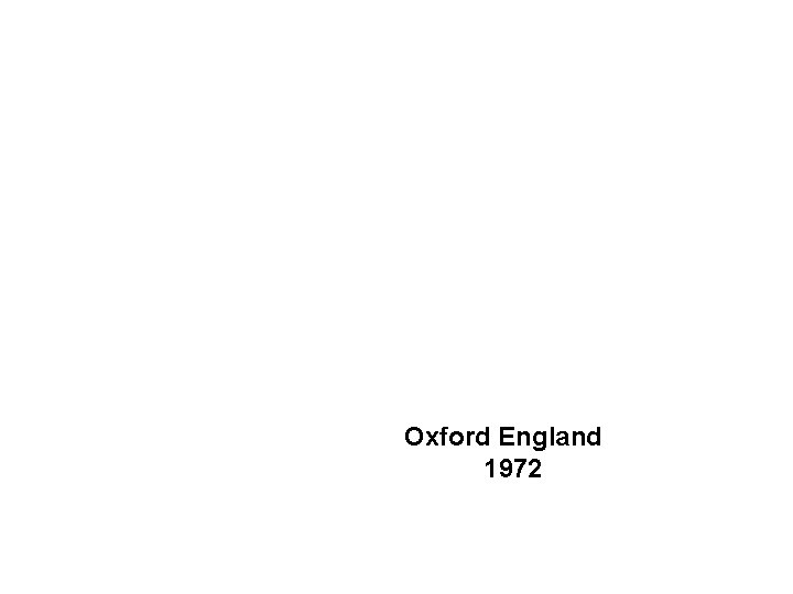 Oxford England 1972 Oxford England 1972