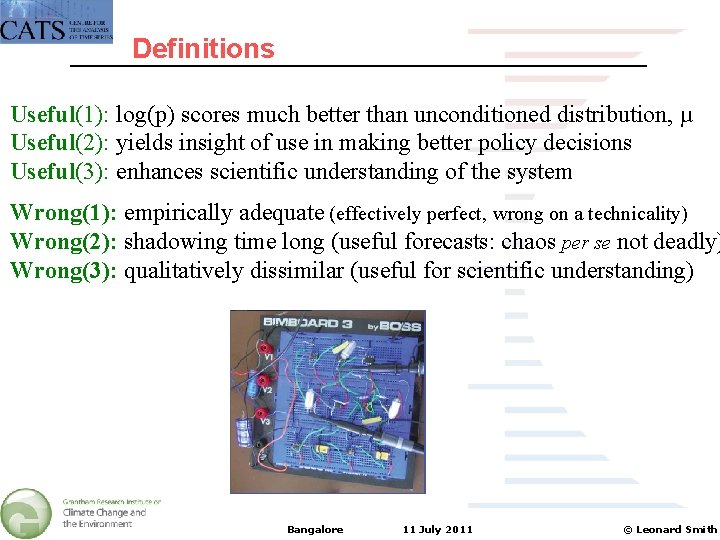 Definitions Useful(1): log(p) scores much better than unconditioned distribution, µ Useful(2): yields insight of