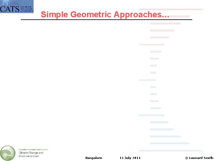 Simple Geometric Approaches… Bangalore 11 July 2011 © Leonard Smith 