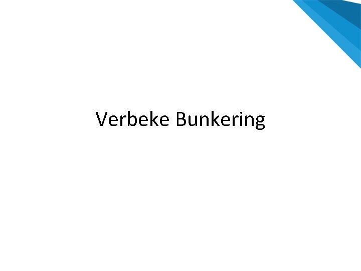 Verbeke Bunkering 