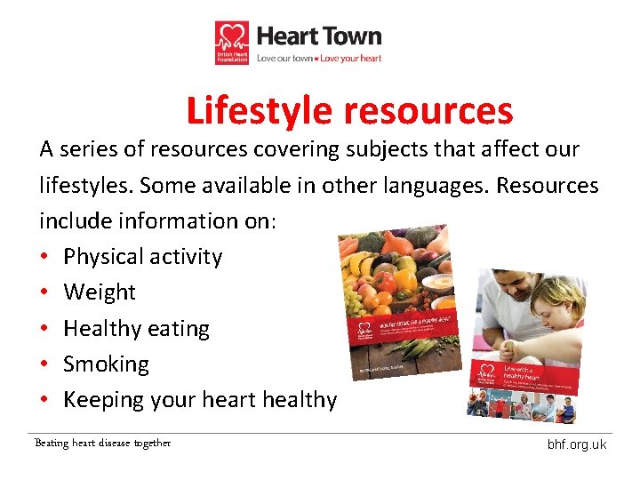 Lifestyle resources A series of resources covering subjects that affect our lifestyles. Some available