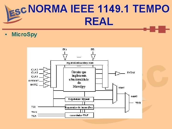 NORMA IEEE 1149. 1 TEMPO REAL • Micro. Spy 