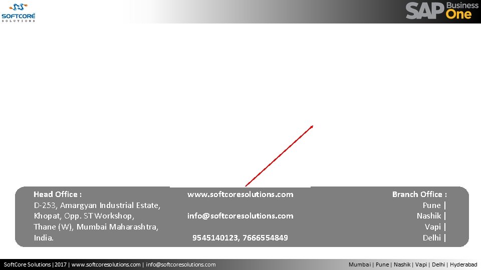 A complete, proven ERP Software for Food & Beverages Manufacturers Head Office : D-253,