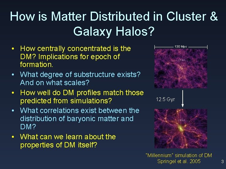 How is Matter Distributed in Cluster & Galaxy Halos? • How centrally concentrated is