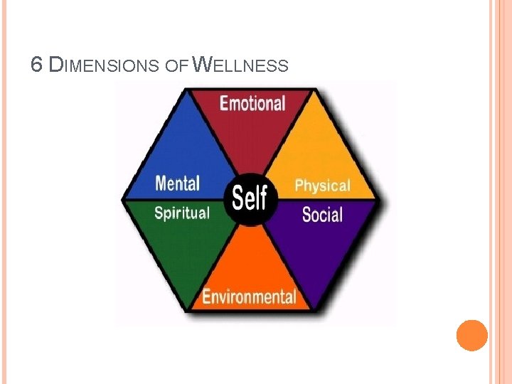 6 DIMENSIONS OF WELLNESS 