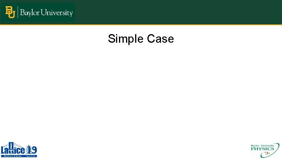 Simple Case 