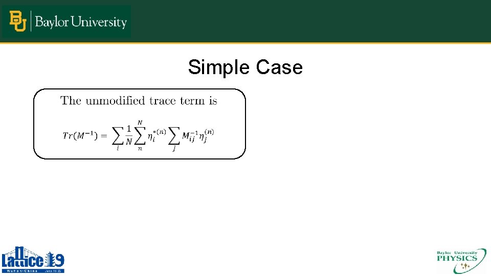 Simple Case 