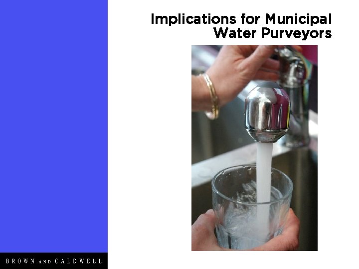 Implications for Municipal Water Purveyors 