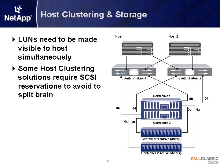 Host Clustering & Storage 4 LUNs need to be made visible to host simultaneously