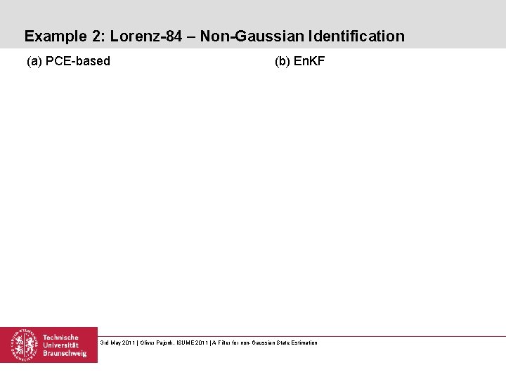 Example 2: Lorenz-84 – Non-Gaussian Identification (a) PCE-based (b) En. KF 3 rd May
