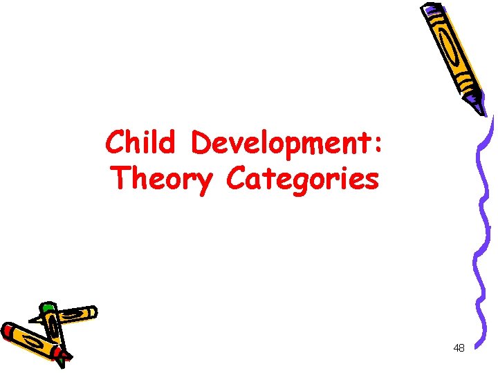Child Development: Theory Categories 48 
