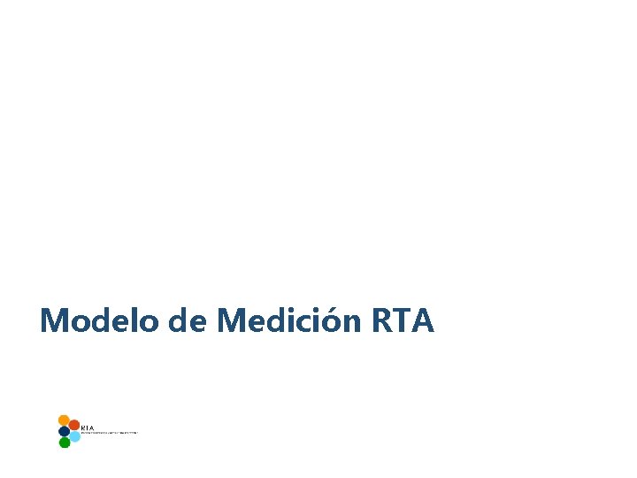 Modelo de Medición RTA 