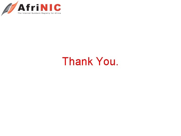 Thank You. 